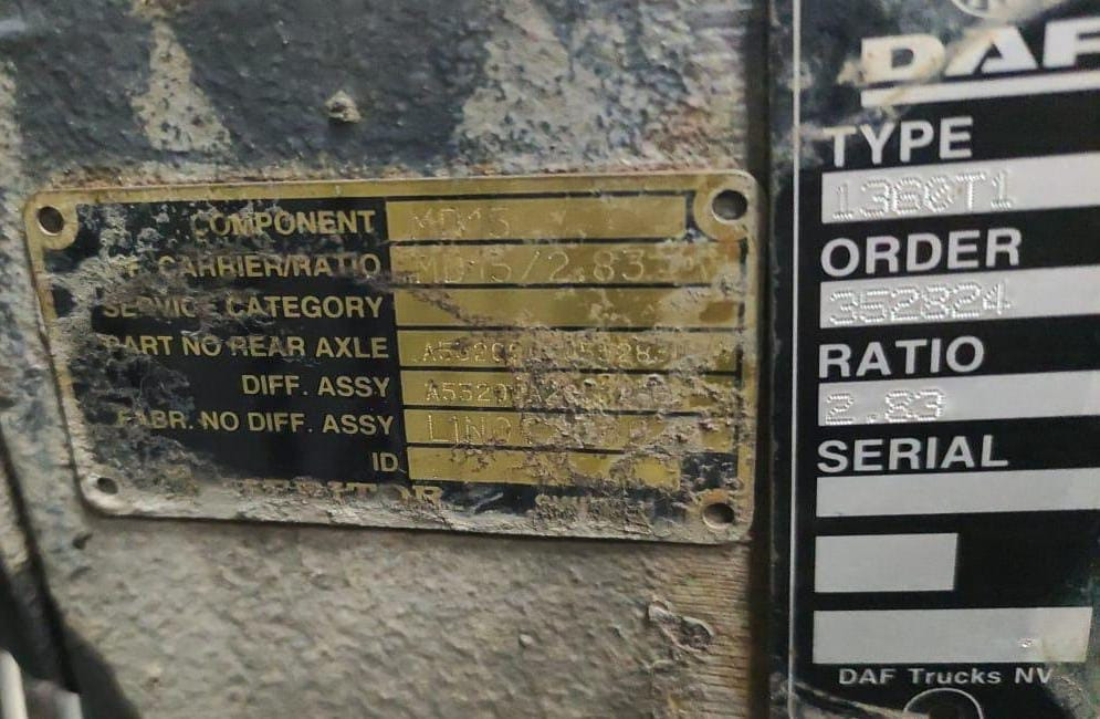Нужен (проходной) редуктор среднего моста, 2.83 пара 1912625 22год DAF XF.  - photo 1