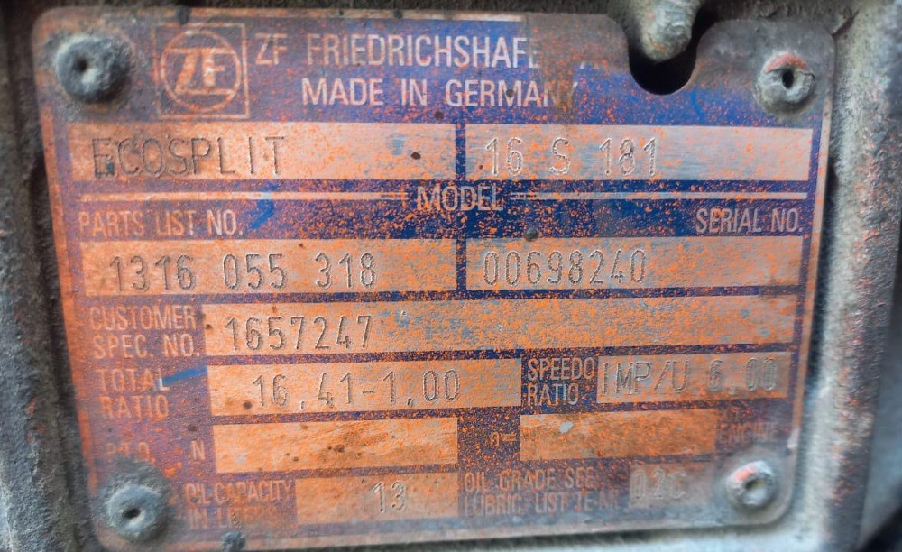 Куплю кпп zf 16S181 передаточное 1 на Даф 95.  - photo 1
