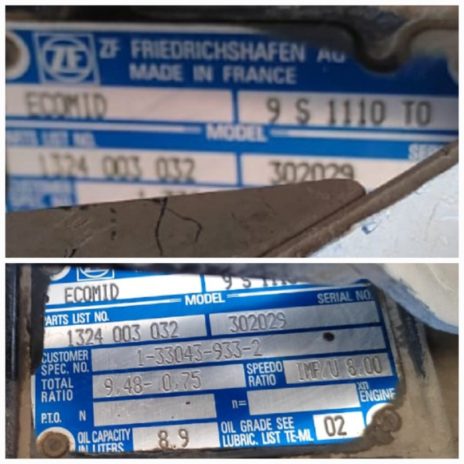 Ищу кпп 9S1110TO ZF, оригинальный каталожный номер 1324003032.  - photo 1