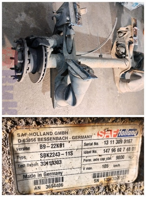 Ищу 2 оси SAF SBK2243-11S.  - photo 1