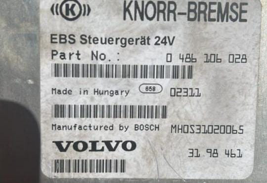 Куплю блок управления EBS 0486106028 для Volvo.  - photo 1