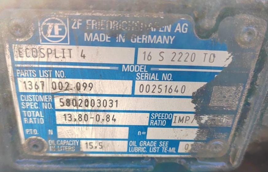 Нужна кпп 16S2220TO круглая на Ивеко.  - photo 1