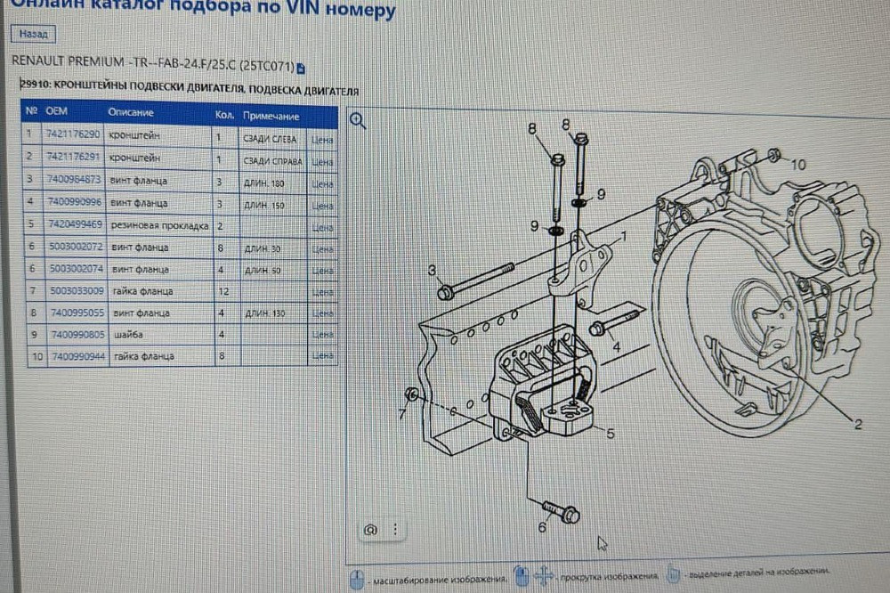 Нужен кожух маховика DXI11 Рено 12 год.  - photo 1