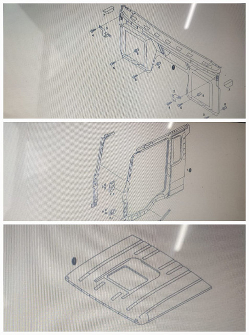 На MAN самосвал нужны: 81624005013 несущая балка (передняя панель кабины), 81625104610 боковина каби  - photo 1