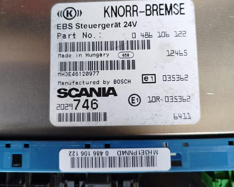 Нужен блок управления EBS 0486106122 для Scania.  - photo 1