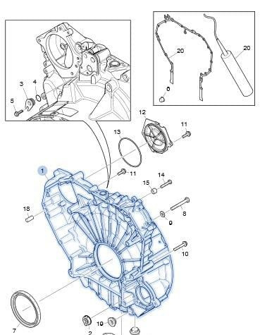 Ищем кожух маховика Scania DC16 под 720-й компрессор. Арт. 2281775.  - photo 1