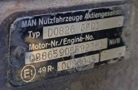 Ищем 08865905592361 двигатель Man D0826GF01.  - photo 1
