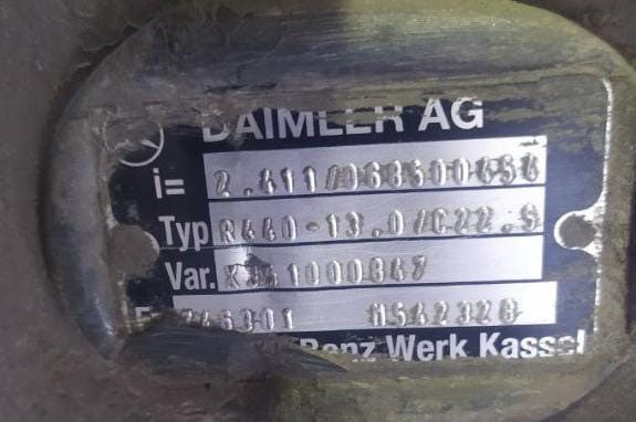 Нужен редуктор заднего моста R440-13.0/С22.5 2.411 на Актрос мп4, гарантия на установку, ндс.  - photo 1