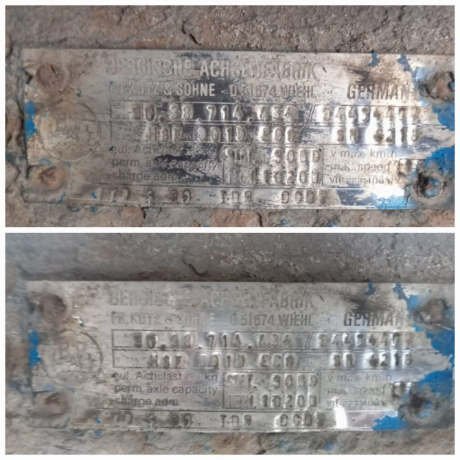 Нужна ось BPW: hsf 9010 eco sn4218 (барабанная).  - photo 1