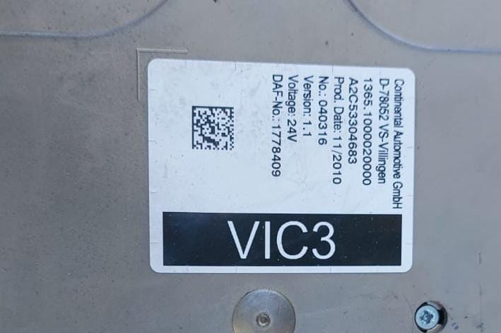 Ищу блок VIC3 DAF XF105, 1778409.  - photo 1