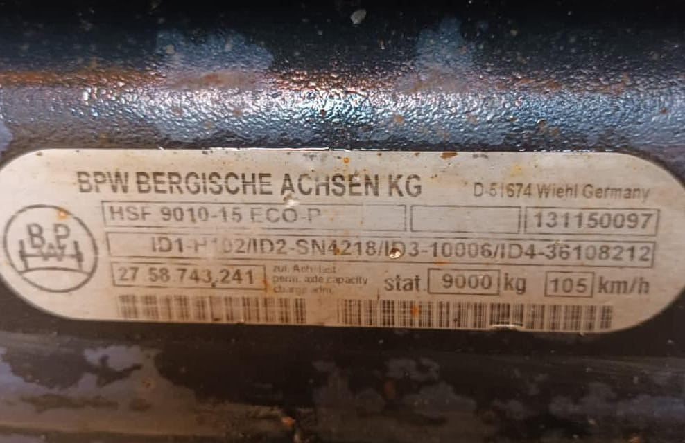 Ищу ось BPW HSF9010-15 ECO-P.  - photo 1