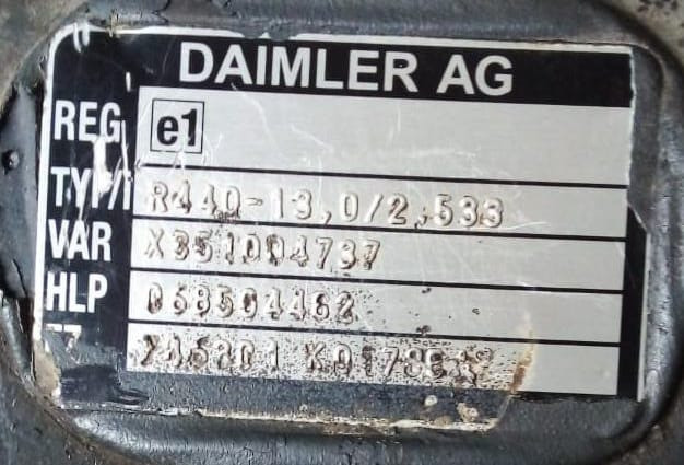 Нужен редуктор R440-13,0/2,533 на Мерседес Актрос 2020 года.  - photo 1
