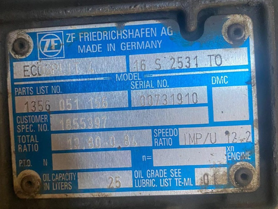 Ищу кпп 16s2531to на DAF105.  - photo 1