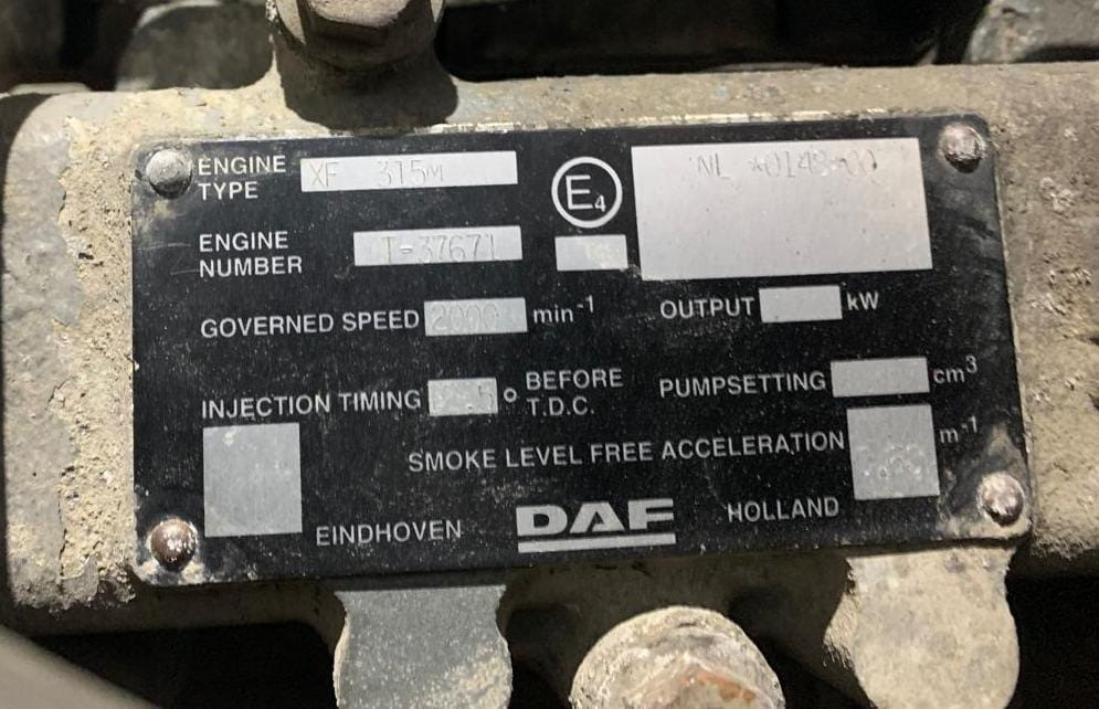 На двигатель DAF XF315M (простой тнвд, газ тросик) нужна турбина.  - photo 1