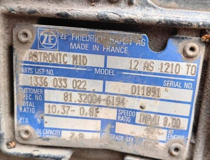 Ищу АКПП MAN TGM 12AS1210TO 0.81.  - photo 1