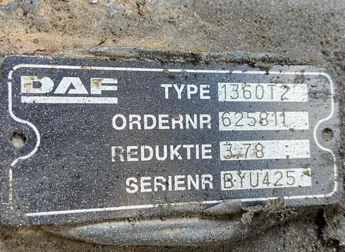 Нужен редуктор DAF 1360T2 3,78.  - photo 1