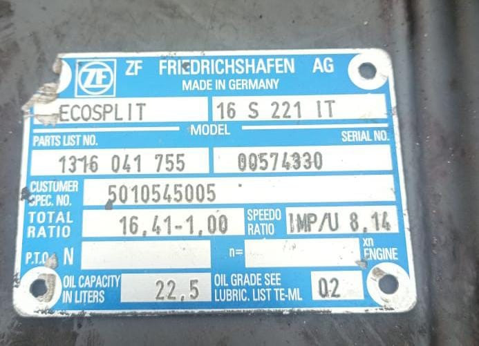 Ищу кпп ZF16S221 IT передатка 1.00.  - photo 1