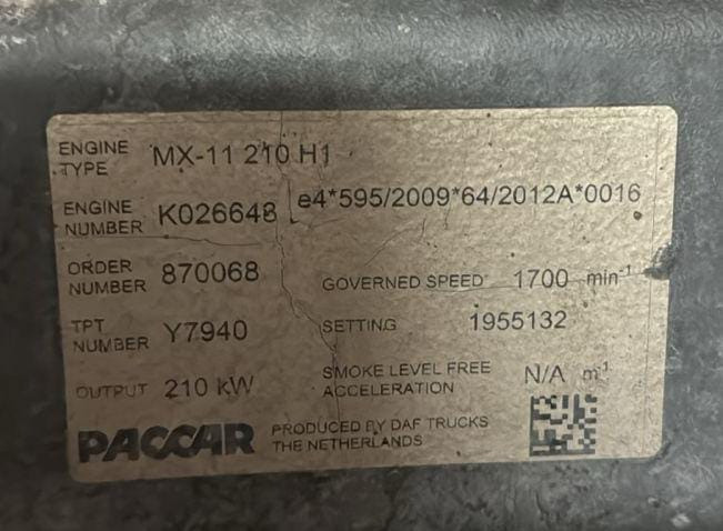 Ищу гбц MX11 на DAF XF106.  - photo 1