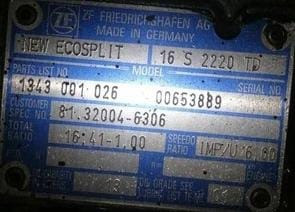 Ищу КПП МАН 16S2220TD : 81320046016, 81320046221, 81320046306.  - photo 1