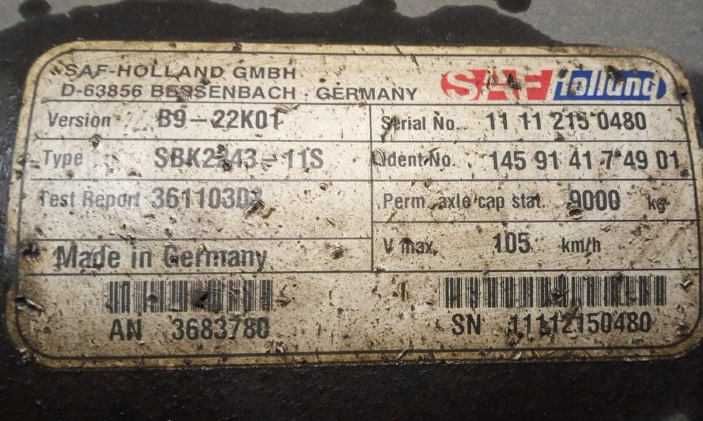 Нужна голая балка SBK2243-11S SAF.  - photo 1