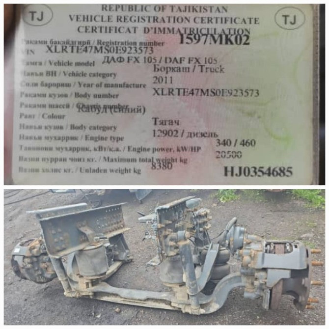 На DAF FX105 2011г. нужна задняя поворотная полностью всборе (как на фото).  - photo 1