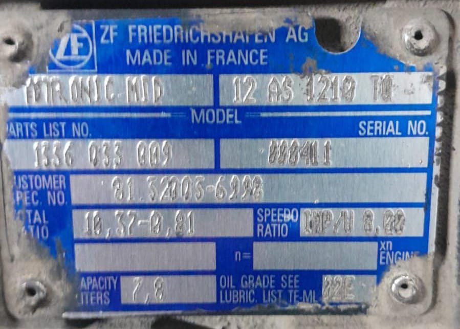 Ищу кпп 12AS1210TO на MAN.  - photo 1