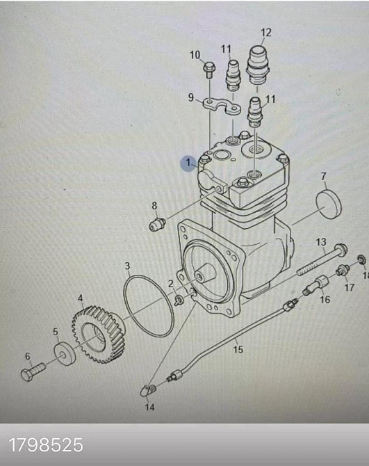 Ищу компрессор 1798525 Scania (двигатель DC9).  - photo 1