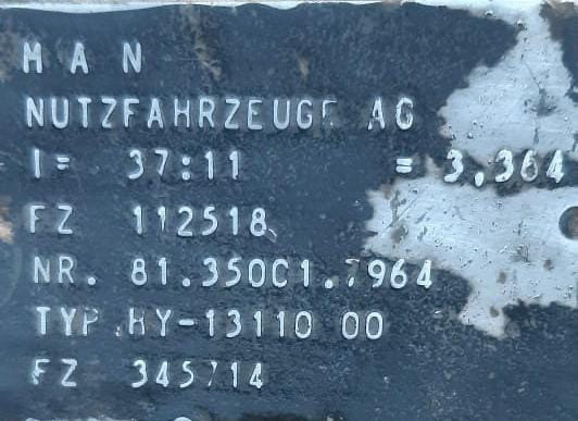 Нужен 81350017964 редуктор заднего моста (HY13110 37:11 3,364) MAN.  - photo 1