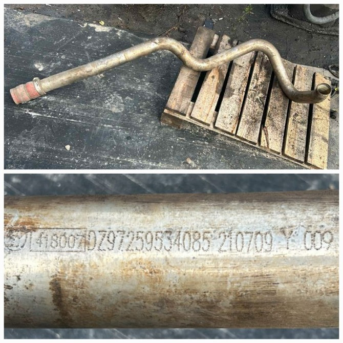 Ищу из наличия, патрубок впускной охлаждения ретардера Тип2 SHACMAN X3000, X5000. DZ97259534085.  - photo 1