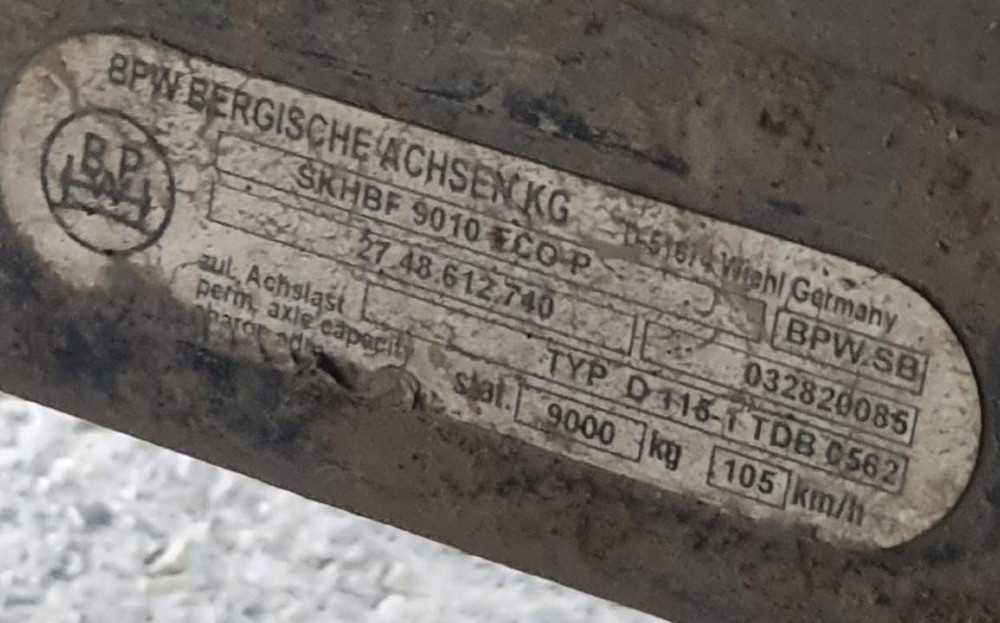 На прицеп ищу ось BPW SKHBF 9010 ECO-P.  - photo 1