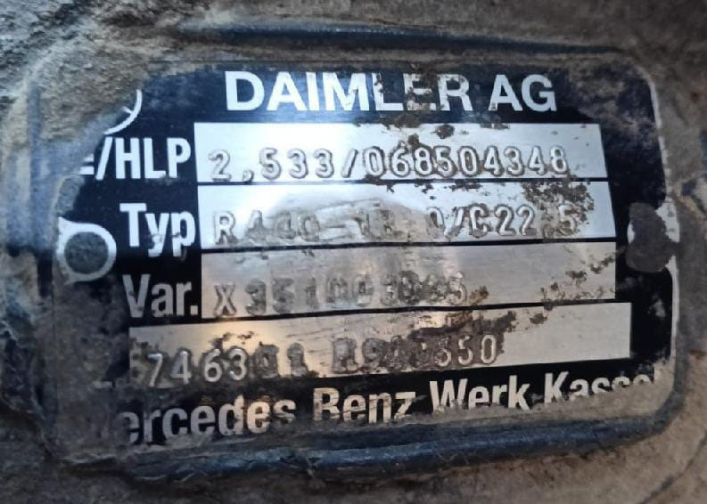 Ищу редуктор Mercedes R440-13 (другие не предлагать) передаточное 2,533 для Actros MP 4. Вся Россия - изображение 1