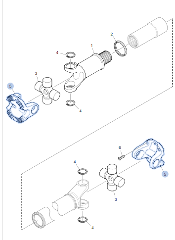 SCANIA 3059971 крестовина кардана 2968213 СКАНИЯ Санкт-Петербург - изображение 1