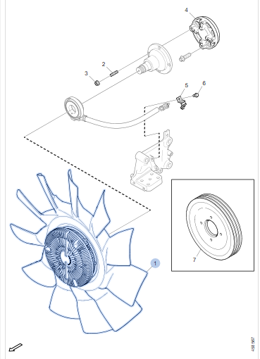 SCANIA 2978766 2576016 2548585 вентилятор Санкт-Петербург - изображение 1