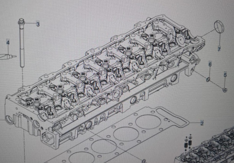 Нужна головка D2066/2676 MAN TGA, 51031006423 / 51031006170. Вся Россия - изображение 1