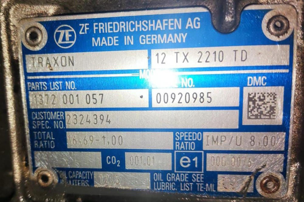 На DAF XF106 куплю акпп 12TX2210TD Траксон без ретарды. Вся Россия - изображение 1