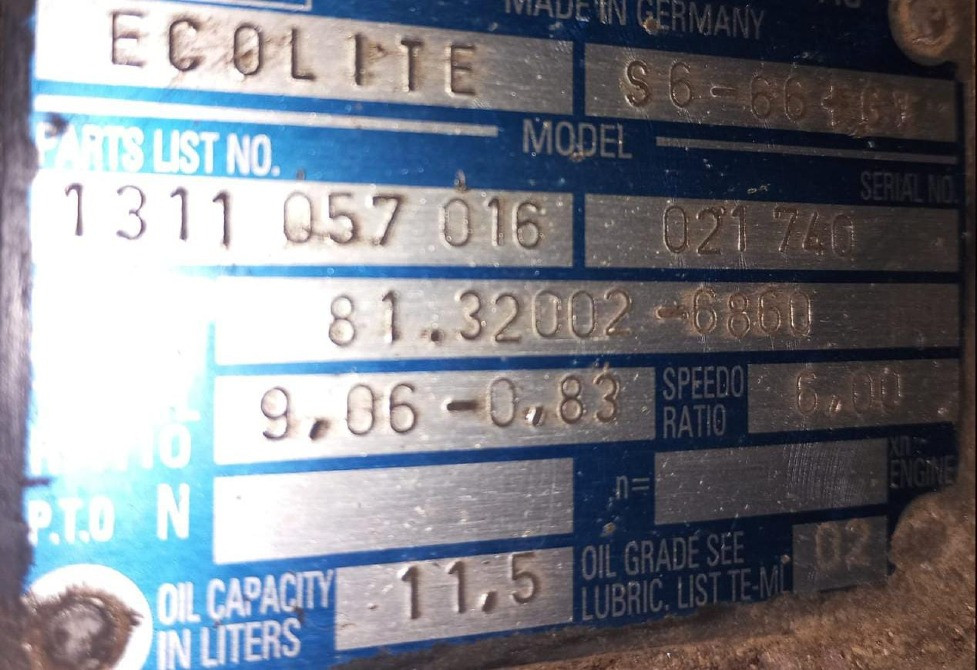 Ищем кпп S6-66-GV кпп ZF 1311057016, MAN 81320026860.  - photo 1