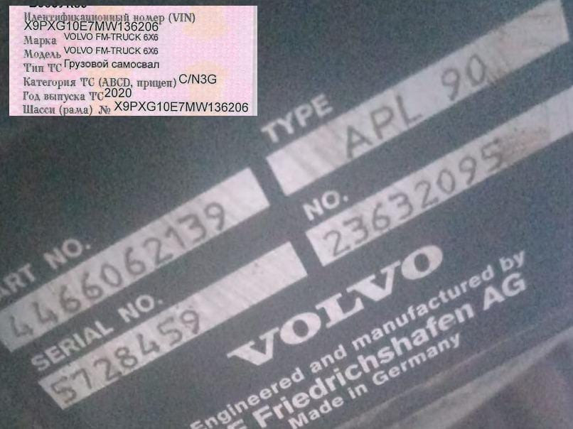 Ищем редуктор переднего моста Volvo 6×6, 4466062139.  - photo 1