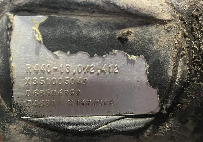 Нужен редуктор заднего моста R440-13,0 2,412 на Мерседес Актрос MP5 (нужен с передаткой номер в номе  - photo 1