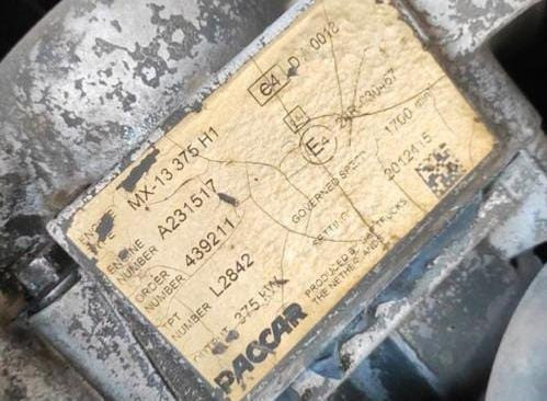 Ищем двигатель в сборе Pacсar MX-375, 510л.с., год выпуска от 2014г. на Даф 106.  - photo 1