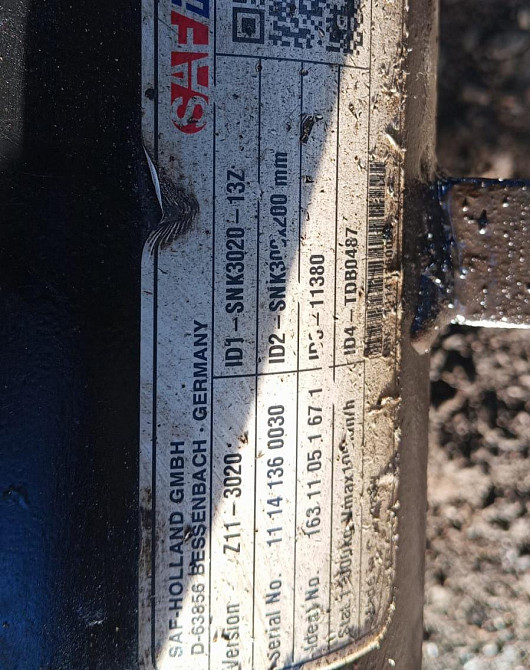 Нужна ось прицепа SAF Z11-3020. Вся Россия - изображение 1