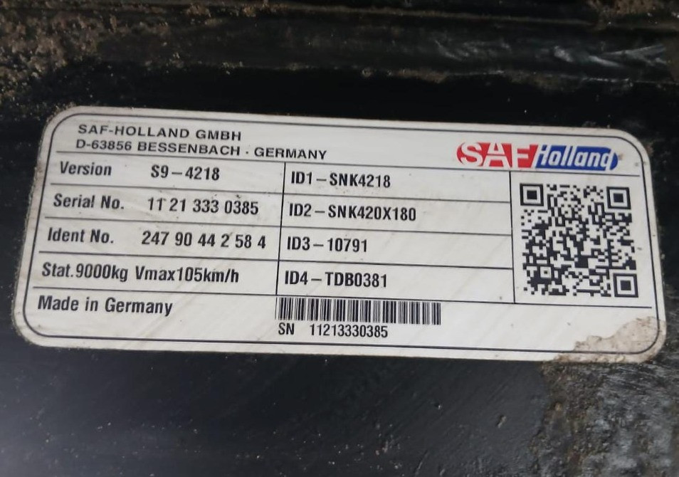 Ищу ось SAF S9-4218, на интегральных коробах, барабан.  - photo 1