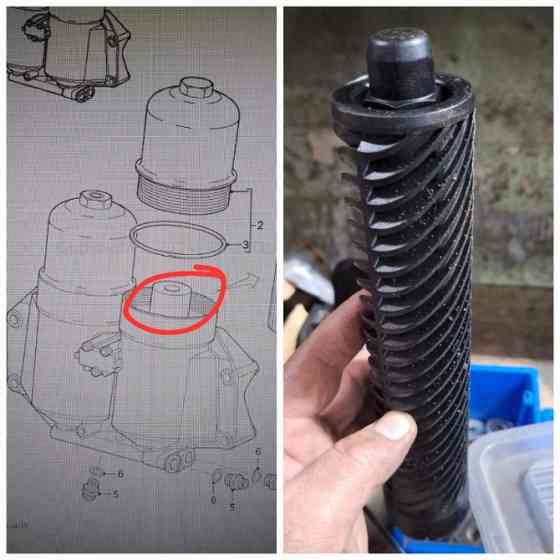 На DAF 105 нужна вставка топливного фильтра 1788318 6650826900 (направляющая для фильтра тонкой очис Вся Россия