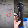 На DAF 105 нужна вставка топливного фильтра 1788318 6650826900 (направляющая для фильтра тонкой очис 