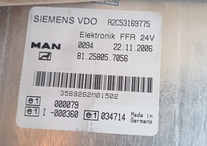 Ищу блок управления FFR 81258057056 MAN. Вся Россия - изображение 1