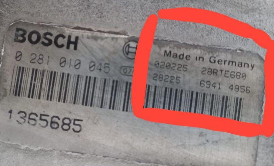 Ищу 0281010045 блок управления двигателем Даф 95 е3 430 л/с (правая номерная часть тоже должна совпа  - photo 1