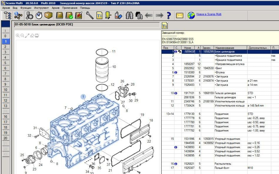 Нужен 1859438 блок двс DC9 Scania.  - photo 1