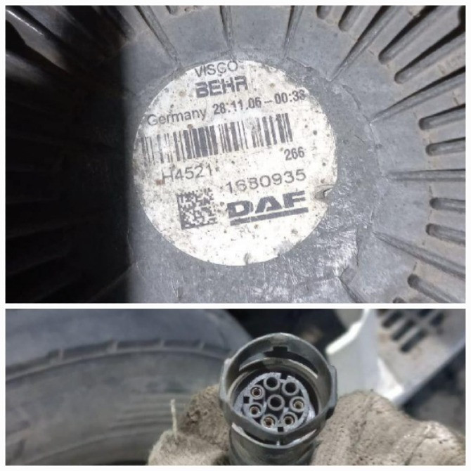 На DAF XF95 евро 3 куплю вискомуфту с проводом 1680935. Вся Россия - изображение 1