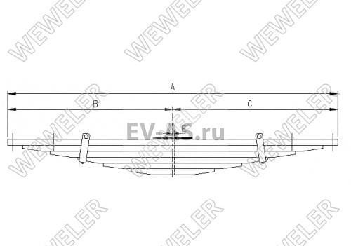 Ищу A017T860ZA70 зад. рессору DAF самосвал (A017T860ZA00).  - photo 1