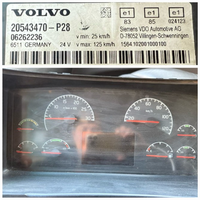 Нужна 20543470-Р28 приборная панель Вольво механика. Вся Россия - изображение 1