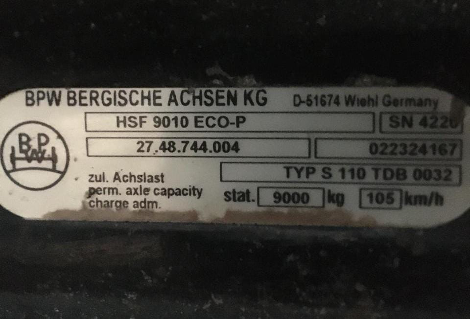 Ищу ось BPW HSF 9010ECO-P. Вся Россия - изображение 1